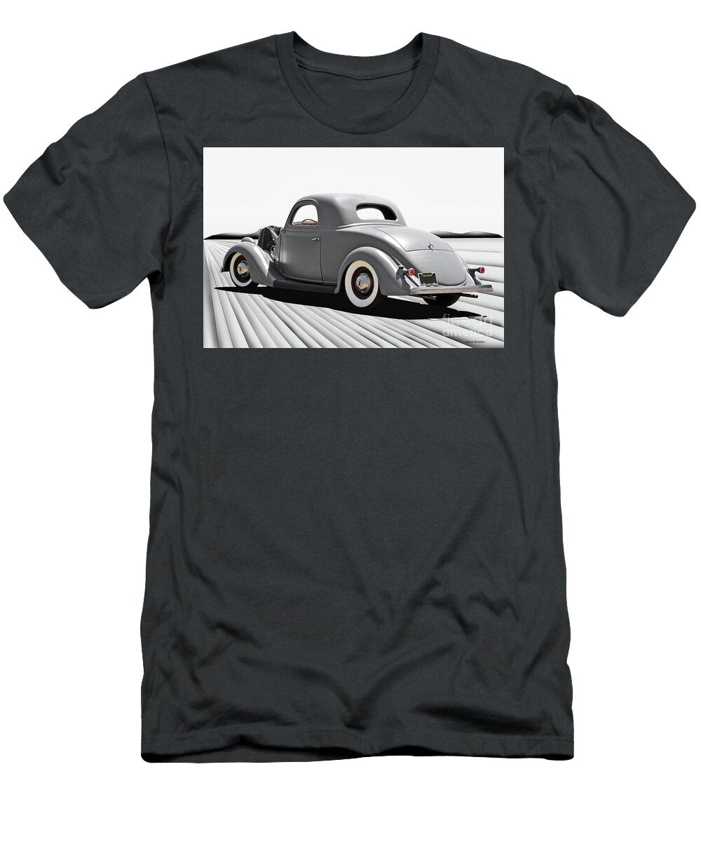 1936 Ford 3 Window Coupe Fifties Style I Dave Koontz T-Shirt