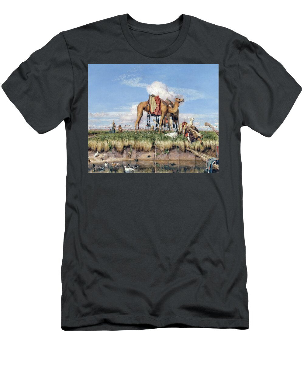 4 on the Banks of the Nile Upper Egypt John Frederick Lewis T-Shirt