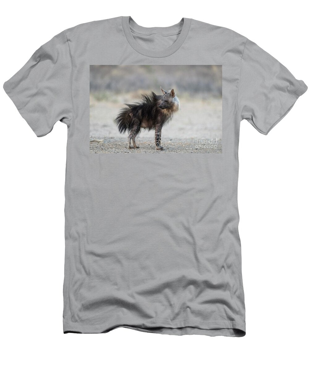 Brown Hyena At Dusk Tony Camacho T-Shirt