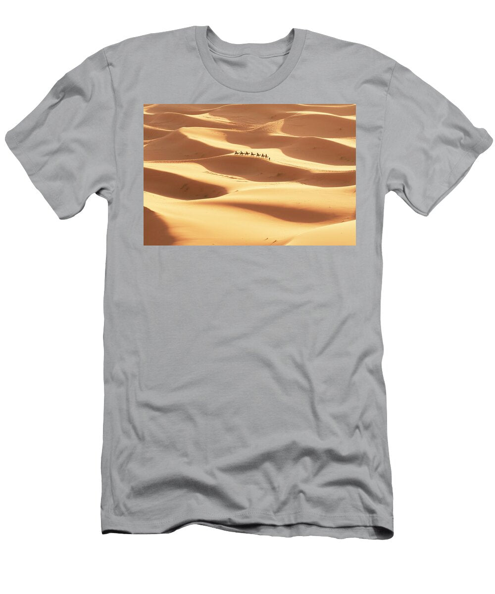Caravan in Sahara Desert Julien T-Shirt