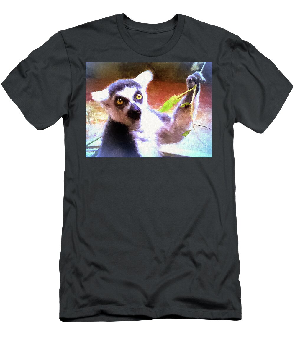 Lemur Catta of Madagascar Mona Stut T-Shirt