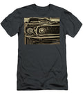 Mean Green 1969 Ford Mustang Mach 1 Headlights Sepia Paul Ward T-Shirt