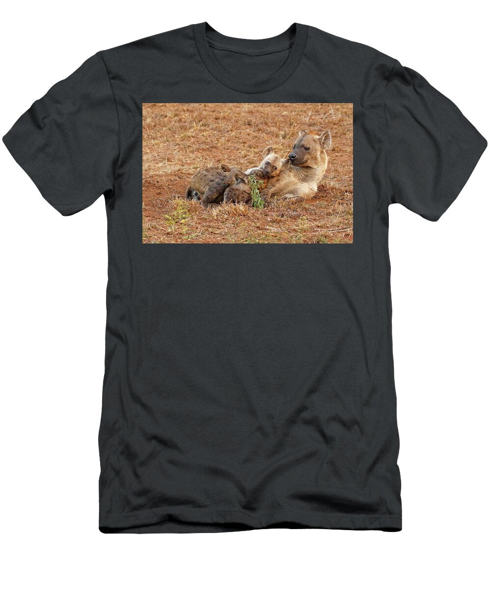 Mother and Young Hyena Maryjane Sesto T-Shirt