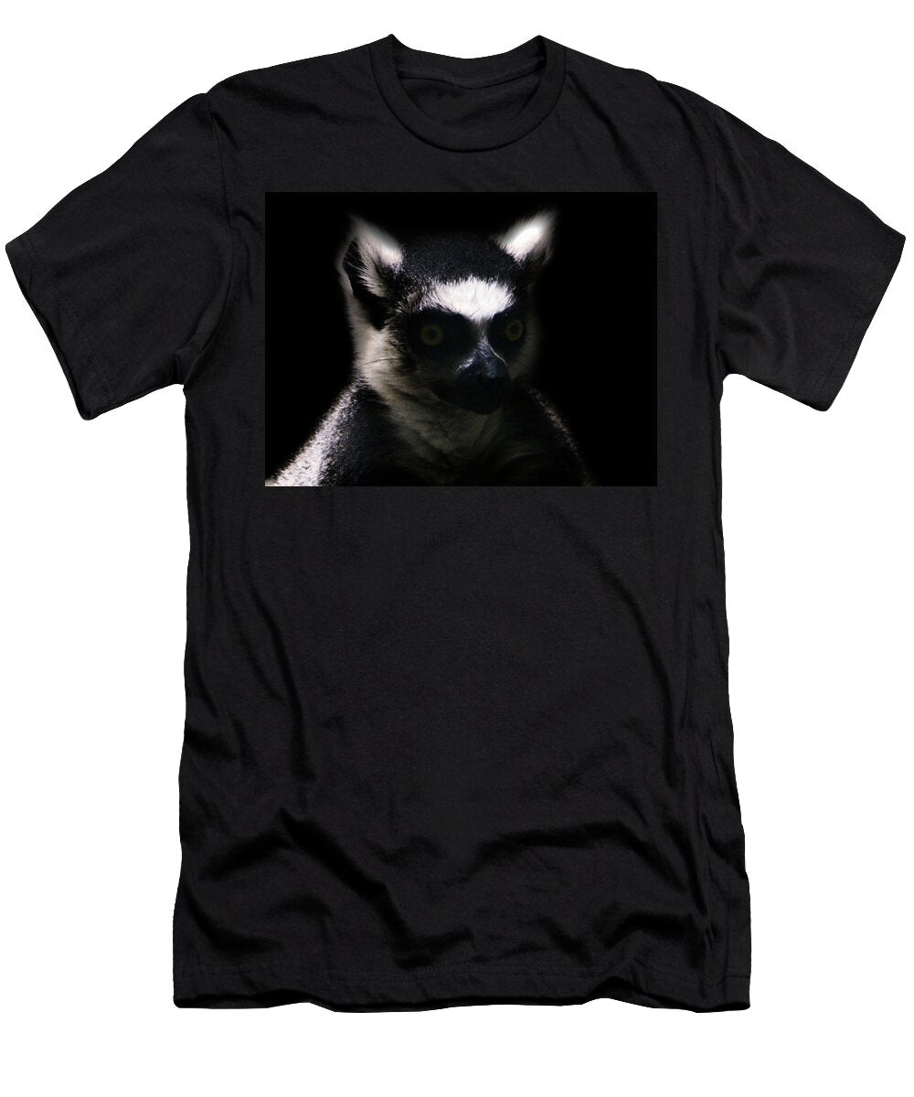 Ring Tailed Lemur in Low Key Phillip W Strunk T-Shirt
