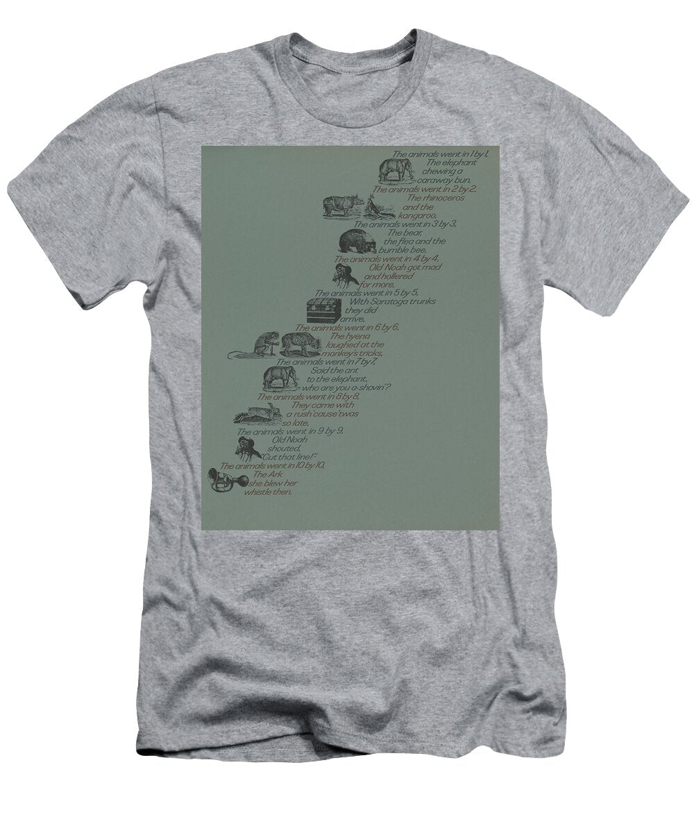 The Animals Went in 1 By 1 Herb Lubalin T-Shirt