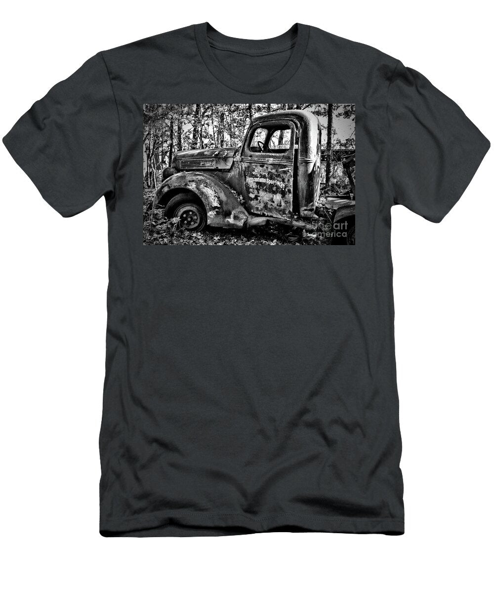 The Once Useful Tow Truck in Black and White Paul Ward T-Shirt