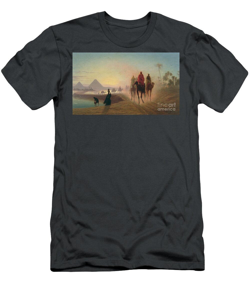 The Road to the Pyramids Charles Theodore Frere T-Shirt
