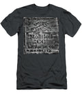 Vintage Gargoyle Mobiloil Wooded Box Black and White Paul Ward T-Shirt